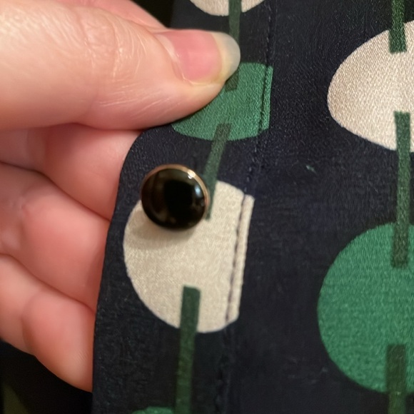 NWT ee:some oversized button down top - Picture 3 of 7